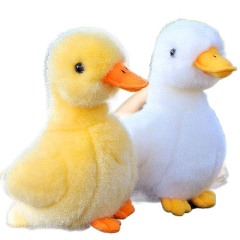 Simulation Plush Small Yellow Duck Doll – Cute 17cm Stuffed Toy for Kids