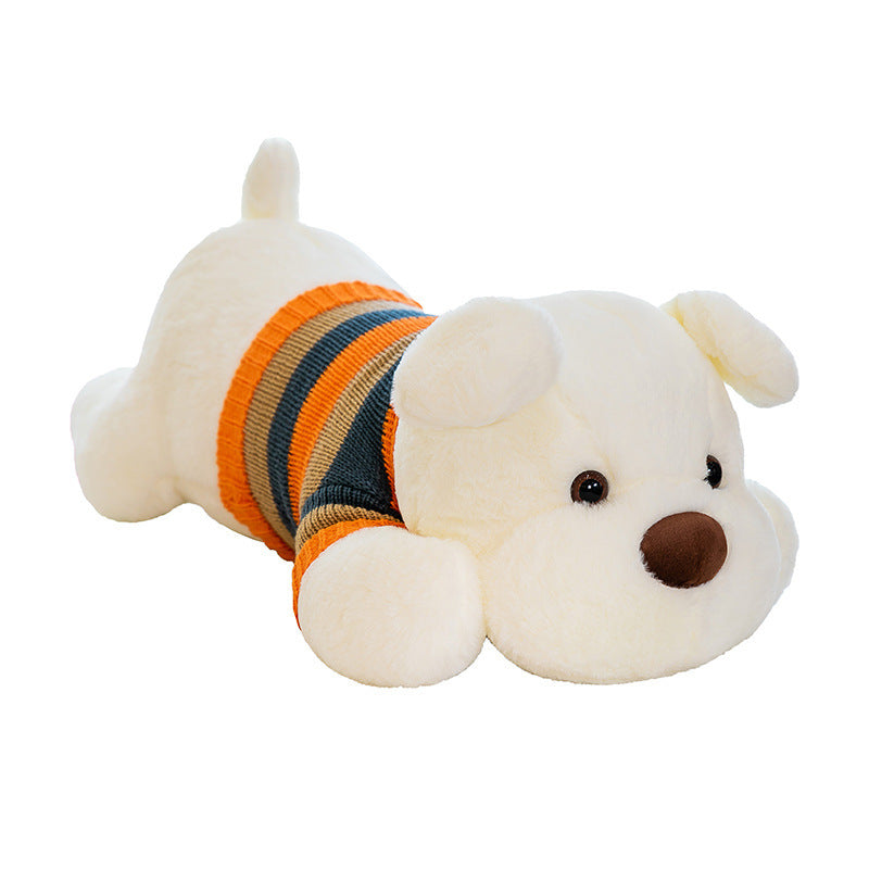 Giant Cuddles: Sweater Sitting/Lying Dog Plush Doll ($\mathbf{70}$–$\mathbf{120\text{cm}}$ Short Plush).