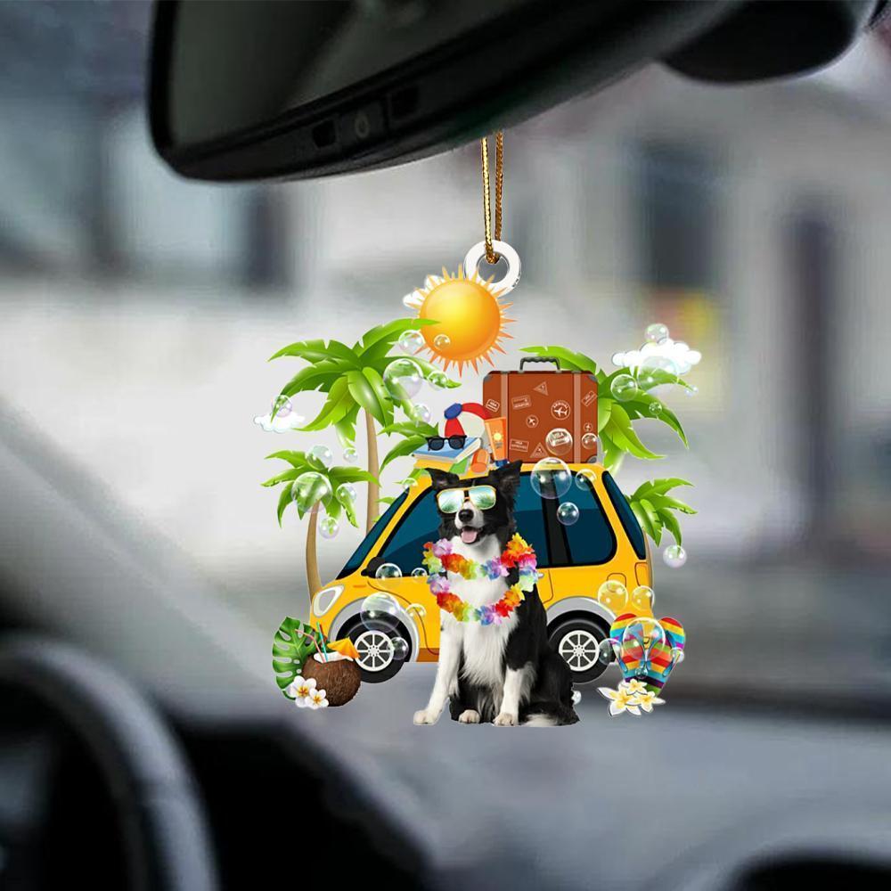 Sleeping Angel Dog Car Pendant, Cute Acrylic Hanging Ornament for Cars, Doors & Home Decoration