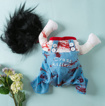 Halloween Pet Clothes, Funny Dog & Cat Costume for Spooky Dress-Up