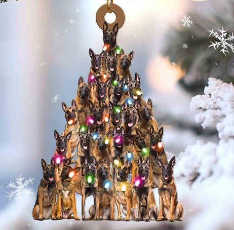 Sleeping Dog Angel Car Pendant, Acrylic Hanging Ornament for Cars, Doors & Home Decor