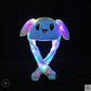 Luminous Bunny Hat, Cute Rabbit Hat With Moving Ears & Light-Up Design