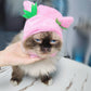 Cute Cartoon Pet Headgear, Sunflower, Animal & Character Hats for Cats and Small Dogs