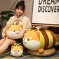 Buzz-Worthy Cuddle: Cute Bee Dog Doll Plush Toy ($\mathbf{40}$–$\mathbf{80\text{cm}}$) with PP Cotton Filling.