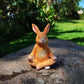 Creative Meditation Bunny Garden Ornament, Outdoor Resin Courtyard Decoration