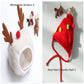 Christmas Pet Hat & Saliva Towel Bib, Cute Winter Cartoon Accessories for Dogs & Cats