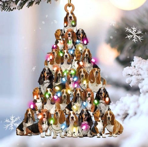 Sleeping Dog Angel Car Pendant, Acrylic Hanging Ornament for Cars, Doors & Home Decor