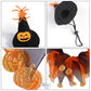 Halloween Witch Hat & Collar Set, Funny Party Cosplay Costume for Cats & Small Dogs