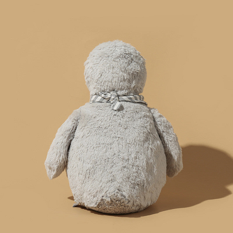 Fashion Gray Duck Plush Doll – Soft Polyester Stuffed Animal Toy