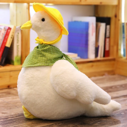 Cute Plush Duck Doll – Soft Imitation Rabbit Fur Duck Plush Toy