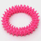 TPR Spiky Circle Dog Chew Ring, Bite-Training Molar Toy & Teeth-Cleaning Pet Supply