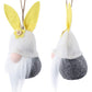 Easter Bunny Wool Ornaments, Colorful Hanging Spring Pendant