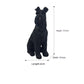 Cute Realistic Dog Ornaments, Pastoral Style Resin Desktop Decoration for Living Room & Home Display