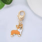 American Pet Decorations Metal Dog Keychain, Cute Corgi & Dog-Themed Pendants