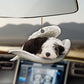Sleeping Angel Dog Car Pendant, Cute Acrylic Hanging Ornament for Cars, Doors & Home Decoration