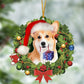Sleeping Angel Dog Car Pendant, Cute Acrylic Hanging Ornament for Cars, Doors & Home Decoration